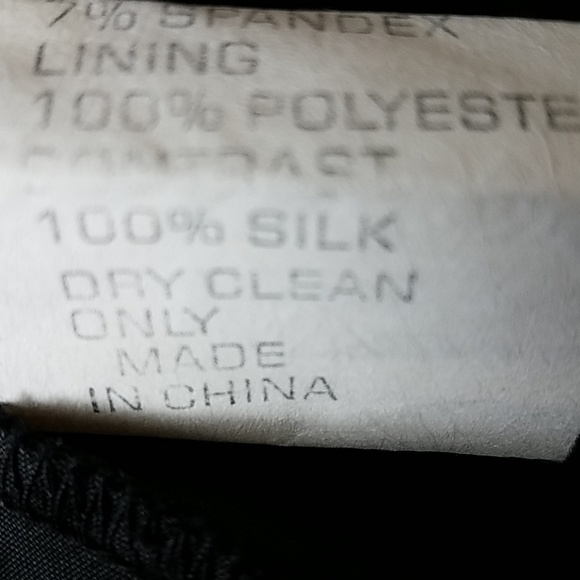 Tadashi Black Cocktail Dress Floral Bodice Size 8 - Picture 6 of 8